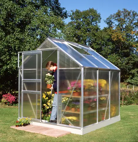 Halls Popular 6x6 - Aluminium - 4mm Polycarbonate